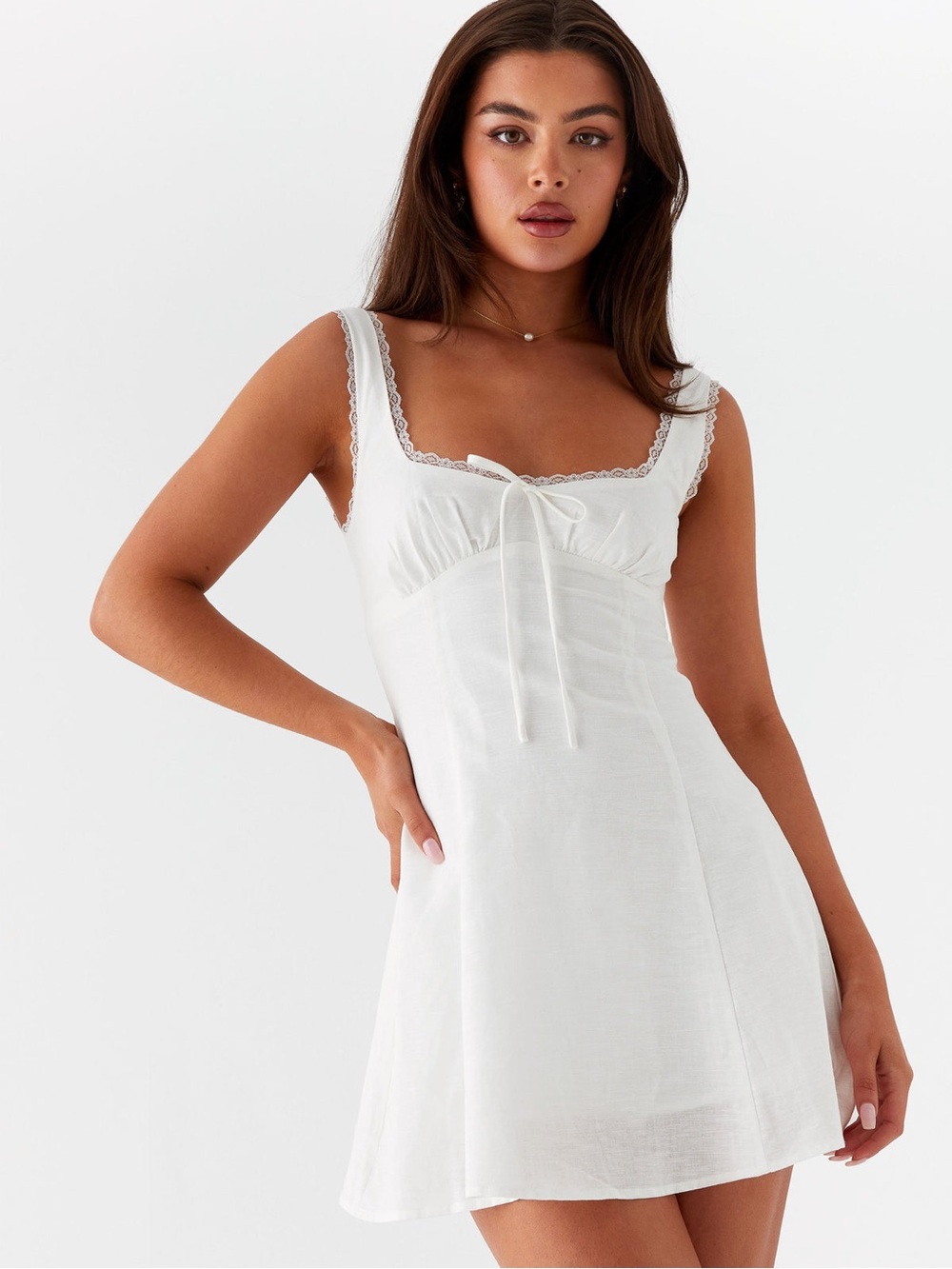 Peppermayo White Dress- size 2 - Picture 2 of 4